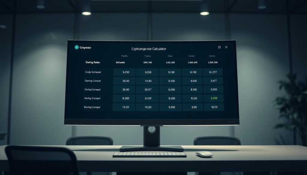 Crypto Exchange Rate Calculator in Trading