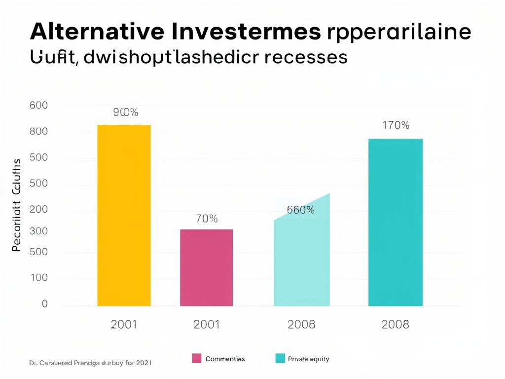 Alternative investments performance comparison during previous recessions Alternative investments performance comparison during previous recessions