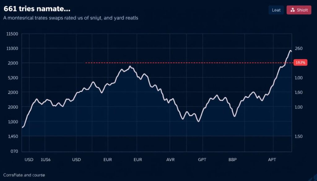 Chart showing swap rate trends over the past 6 months
