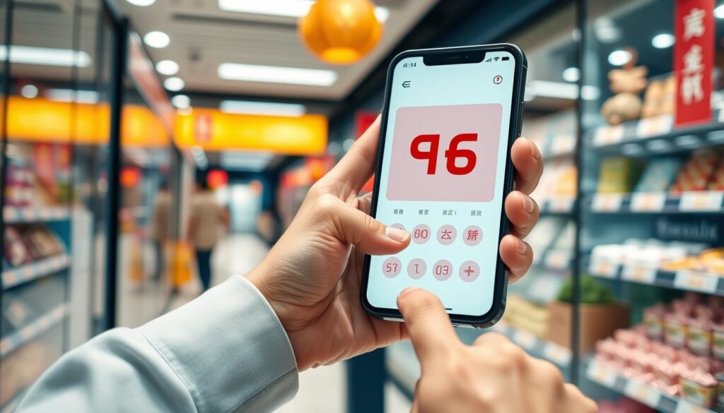 Digital yuan concept showing smartphone payment in China representing the future of currency in Asia Digital yuan concept showing smartphone payment in China representing the future of currency in Asia