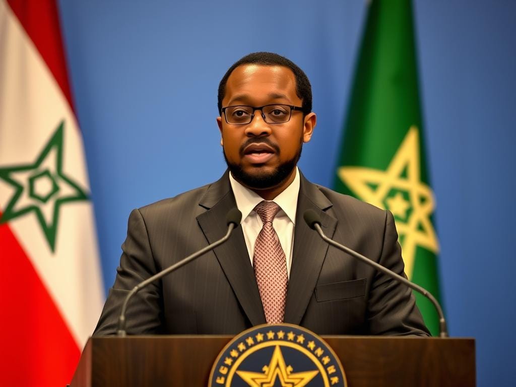 Ethiopian Prime Minister Abiy Ahmed announcing economic reforms that led to currency devaluation Ethiopian Prime Minister Abiy Ahmed announcing economic reforms that led to currency devaluation