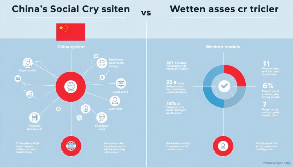 Comparison between Chinas Social Credit System and Western credit scoring models