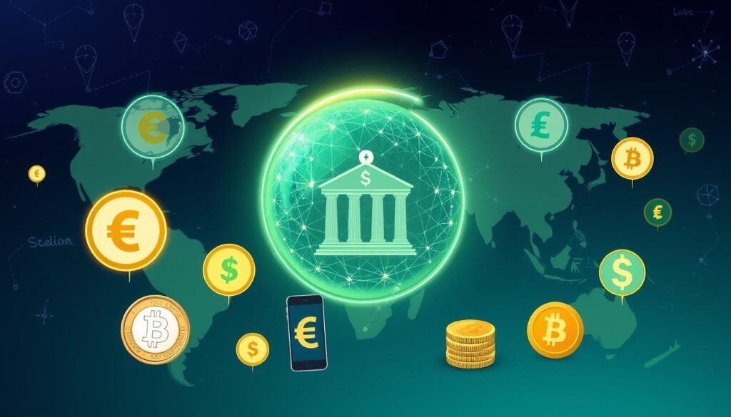 Various central bank digital currencies from around the world including E Yuan